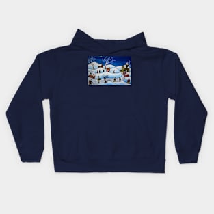 Christmas night Kids Hoodie